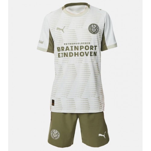 PSV Eindhoven Rezervni Dres za Dječji 2025-26 Kratak Rukavima (+ kratke hlače)